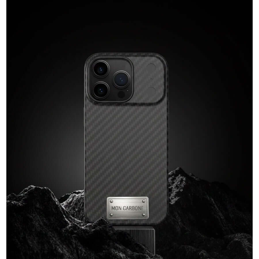 Minimalist Carbon Fiber Magnetic iPhone 17 Pro/ Pro Max Case