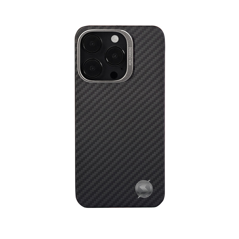 Magnetic Ballistic Fiber Case with MAGBOOST Technology for iPhone 14 - Matte Black