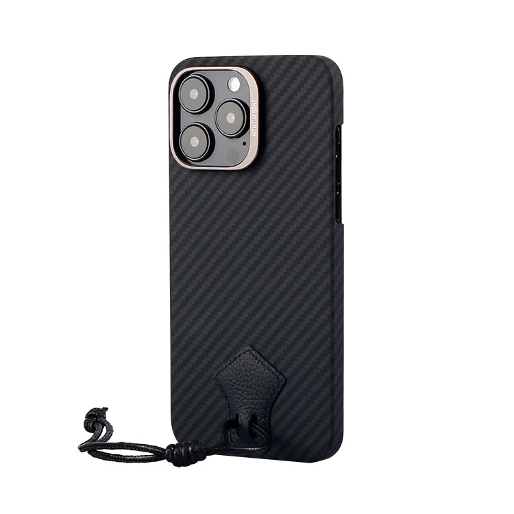 Ballistic Fiber Wax Lanyard Case for iPhone 14 Black iPhone 14 - 6.1" Pro Ballistic Fiber Wax Lanyard Case for iPhone 14 Black iPhone 14 - 6.1" Pro