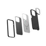 Triple Protection Magnetic Ballistic Fiber Case for iPhone 15