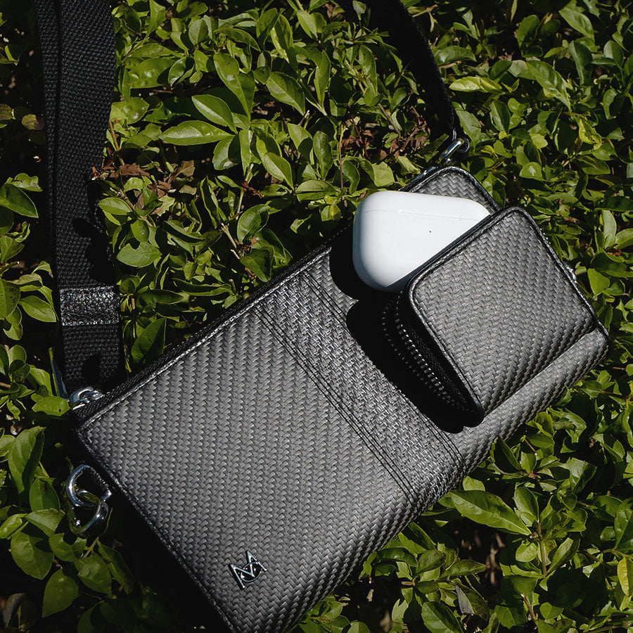 BlackLabel Embroidered Carbon Fiber Classic Wallet