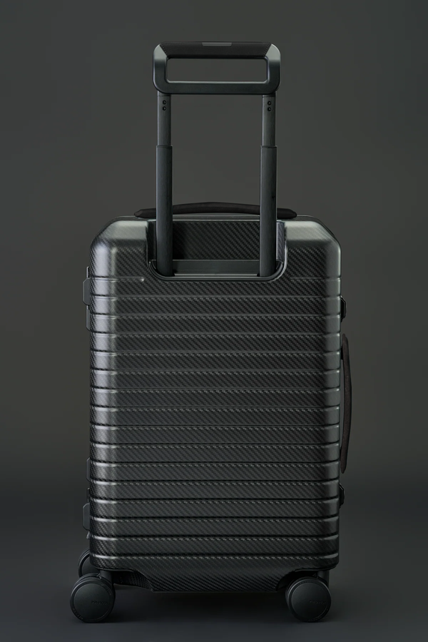 BLACKDIAMOND Bespoke Carbon Fiber Luggage - Stealth Black with Alcantara Leather ( Limited Time )