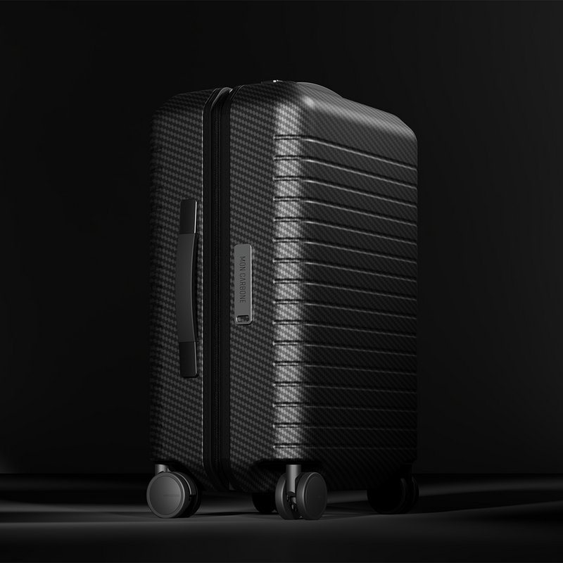 BLACKDIAMOND Carbon Fiber Luggage – Zipper Stealth Black