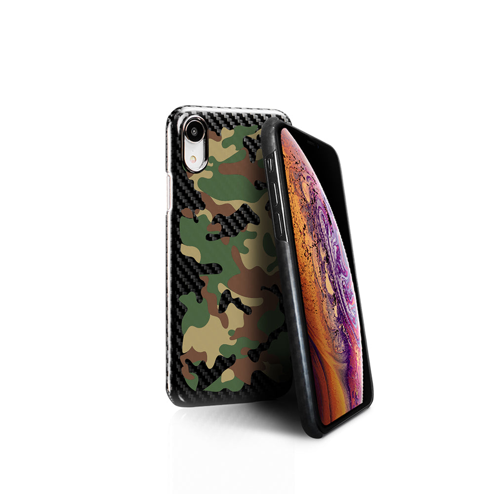 Ballistic Fiber Case for iPhone XR – Army Camo - Main Image