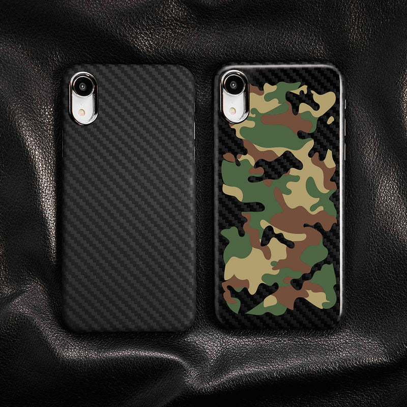 Ballistic Fiber Case for iPhone XR – Army Camo