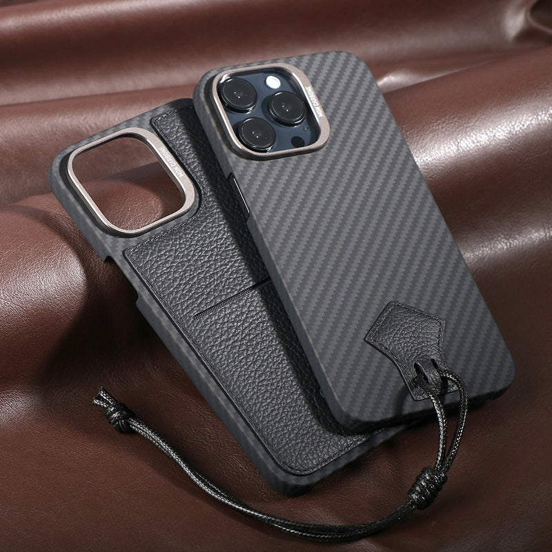 Ballistic Fiber Wax Lanyard Case for iPhone 14 – Black iPhone 14 Ballistic Fiber Wax Lanyard Case for iPhone 14 – Black iPhone 14