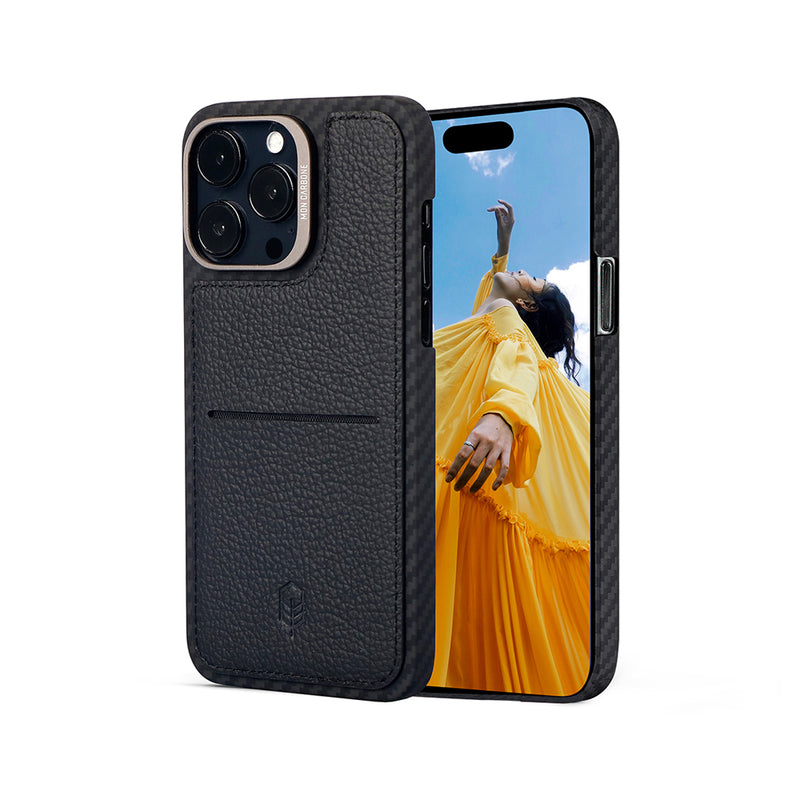 Italian Napa Leather Wallet Case For iPhone 14 Black Italian Napa Leather Wallet Case For iPhone 14 Black