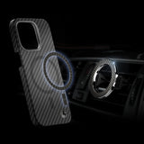 Magnetic Ballistic Fiber Case with JUSTCLICK AIR CAR MOUNT Bundle Set - For iPhone 14